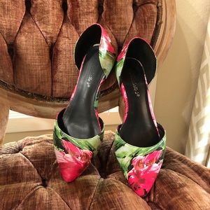 Floral Print Flats